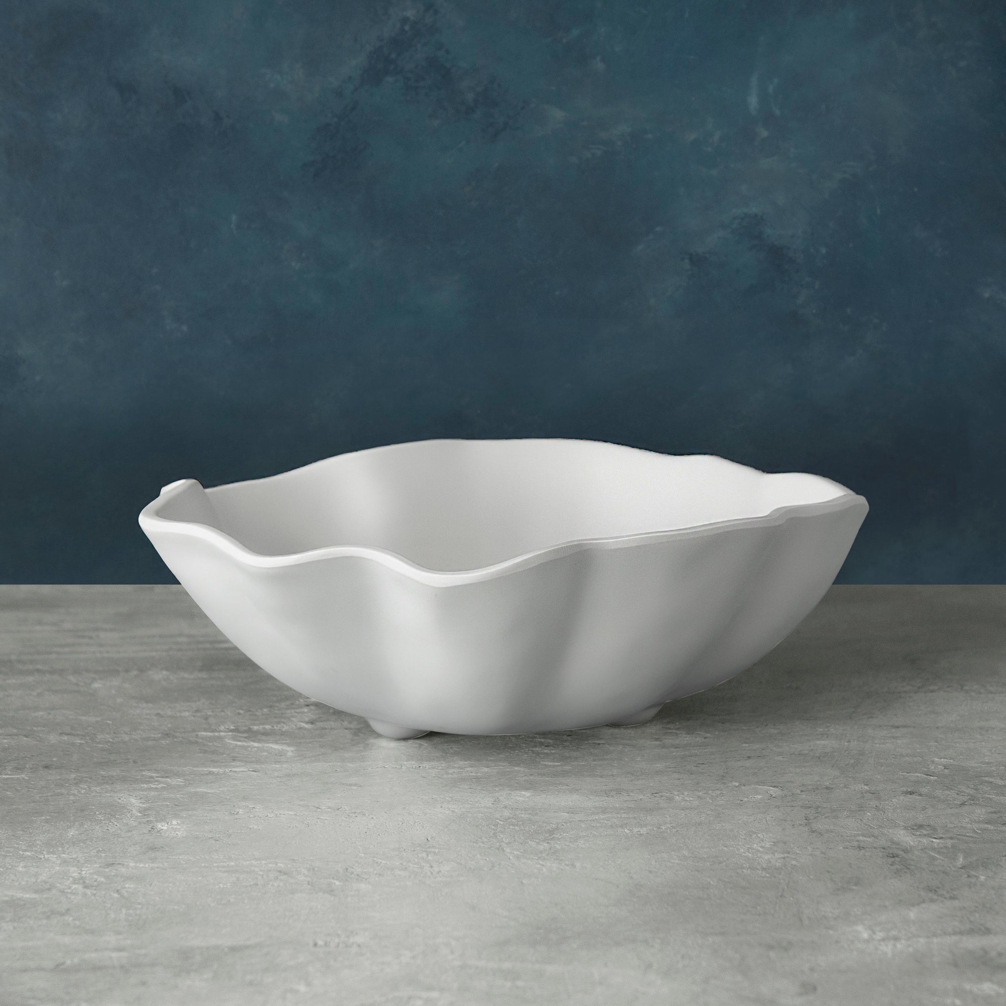 VIDA Nube Bowl with Dip (White) - melamine | Beatriz Ball Wholesale