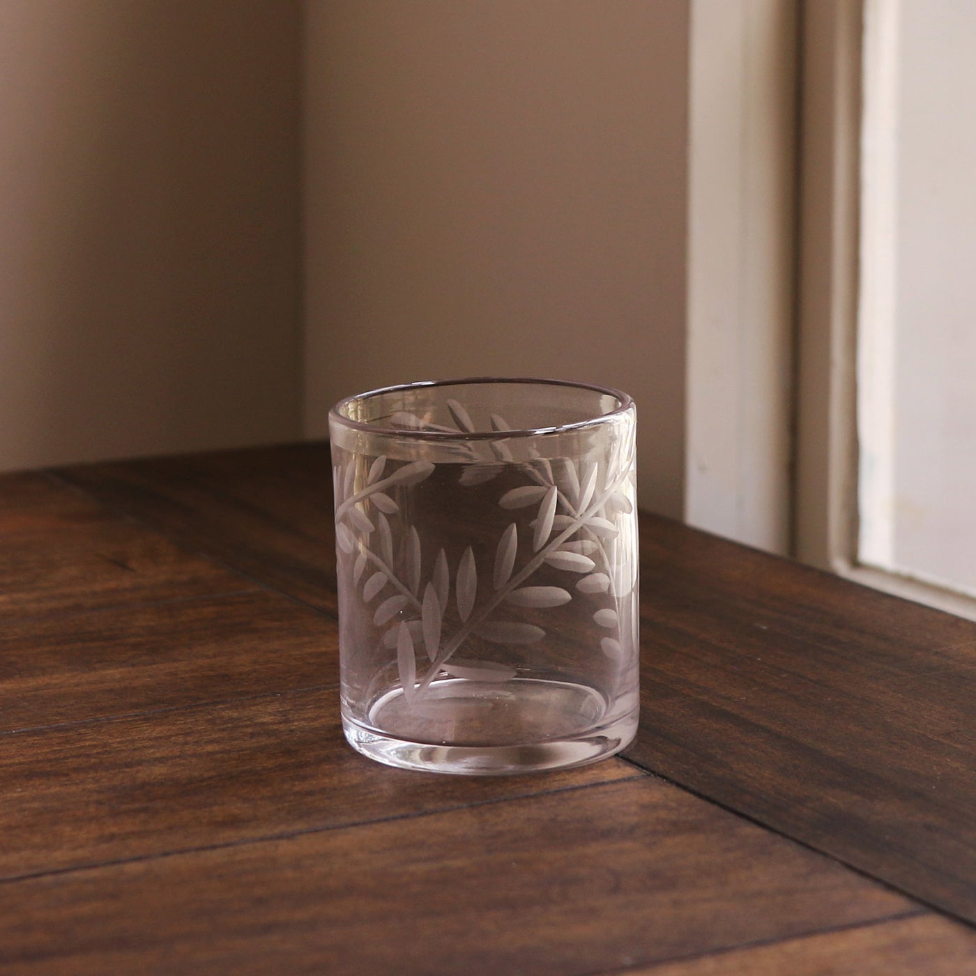 Clear Glassed Over Collection Drinking Glasses — Glassed Over Candles