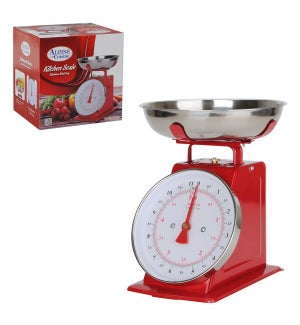 Kitchen Scale 22lbs SS Red                                   643700050984