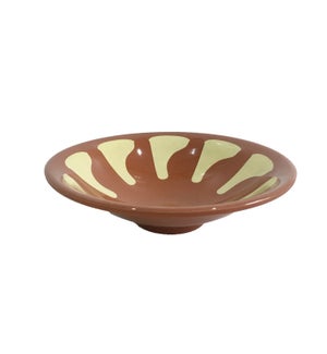 Hummus Bowl Melamine Arabic Design 6.5in                     643700219039