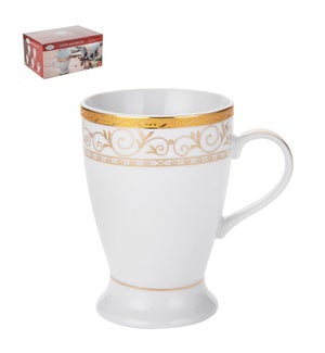 Coffee Mug Porcelain 6pc set 9oz, 270 ml                     643700072375