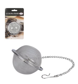 Tea Strainer Mesh Ball 2.5in SS Small                        643700782656