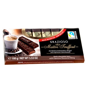 Maître Truffout Dark Chocolate with Espresso Cream Filling 3 900285903722