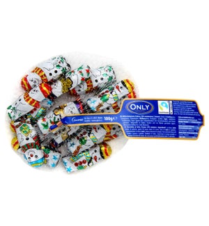 ONLY Snowman Milk Chocolates 3.5oz 100g                      900285905696