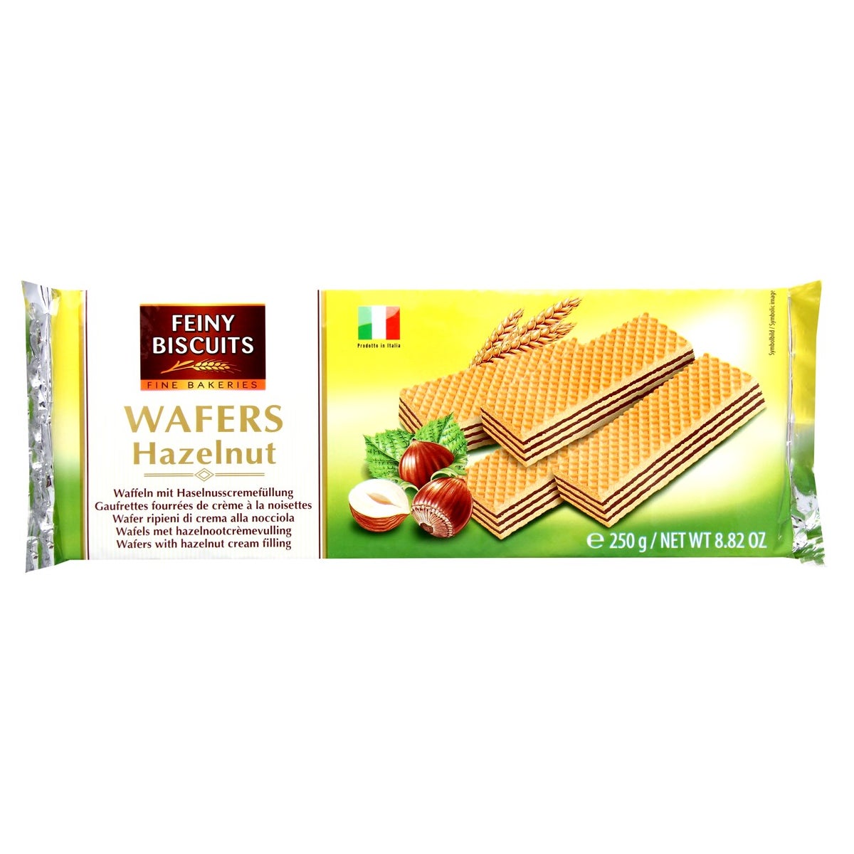 Feiny Biscuits Wafers with Hazelnut Cream Filling 8.8oz 250g 900285906381