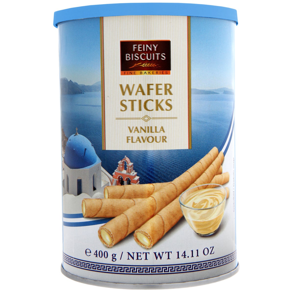 Feiny Biscuits Rolled Wafers with Vanilla Cream Filling 14oz 900285908217