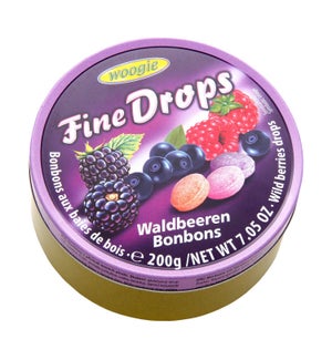 Woogie Fine Drops Forest Berries Candies 7oz 200g            900285905561