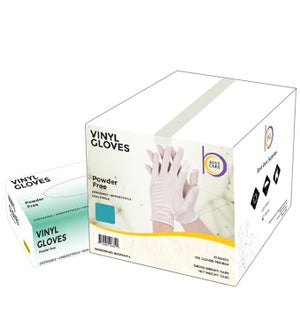 Vinyl Gloves Powder free 100 count Size M                    722589423833