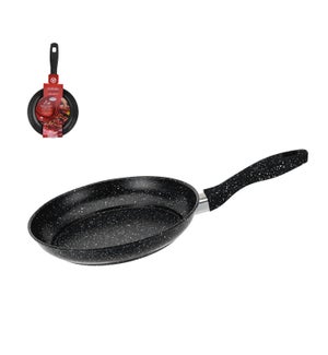 Fry pan 8in Carbon Steel, Nonstick with marble coating, Soft 643700254696