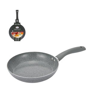 Fry pan 12in Spatter Ceramic Coating.Soft Touch Handle.Grey  643700215970