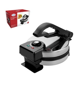 Tortilla Maker 8in Nonstick Coating, 120V, 60Hz,900W,with Th 643700236906