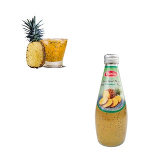 Bettino Pineapple Basil Seed Drink 9.8floz 290ml             643700226822
