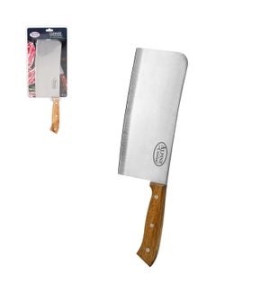 Cleaver knife 8in with Rose wood                             643700230683