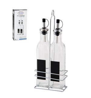 Oil dispenser 2pc 9.5Oz with Iron stand                      643700233264