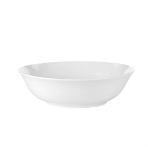 White Salad Bowl 8 inch Ceramics                             643700329134