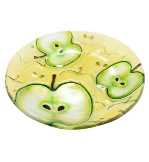 Round Apple Glass Plate 8in                                  643700350541