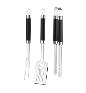 BBQ Tool 3pc Set SS with TPR Handle                          643700355690