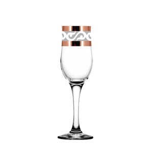 "Champagne Glass with pattern ""Lyre"" 6.5 oz,Gold color"    643700357342