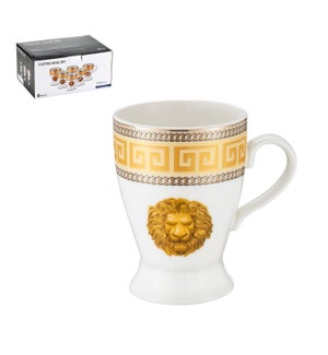 Porcelain 6pc Mug Set 8.5 oz                                 643700360663