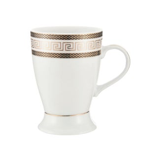 Coffee Mug Porcelain 6 pc set 9 OZ                           643700372154