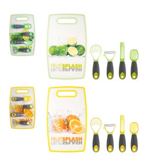 Alpine Cuisine Plastic 5pc Gadget Set with Soft Touch Handle 643700379764