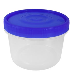 FOOD CONTAINER WITH BLUE LID 0,528QT                         643700383457