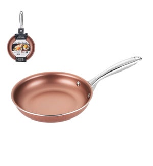 HB Alu. Fry pan 8in, Rose gold non-stick coating and paintin 643700353849