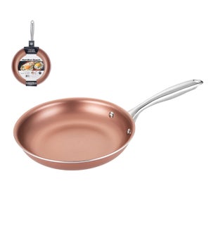 HB Alu. Fry pan 11in, Rose gold non-stick coating and painti 643700353863