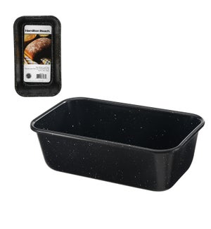 HB Carbon Steel Loaf Pan 9inx5in Black Nonstick with Marble  643700385871