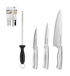 HB 4pc cutlery set, 2.2mm, stainless steel sandwich handle   643700222367