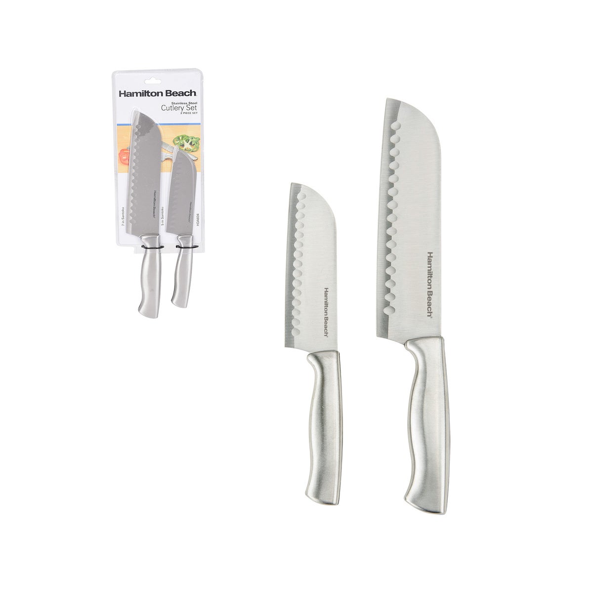 2pc Santoku Set