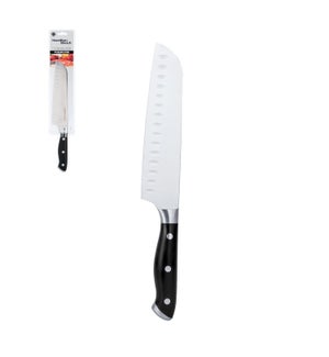 HB 7in Santoku Knife, forged, ABS double bolster, triple riv 643700224606