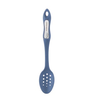 Hamilton Beach Slotted Spoon 14.5in Soft Touch Handle Blue   643700355898