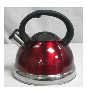 Whistling Tea Kettle 3L Transparent Red                      784204103162