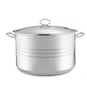 27.5 QT Stainless Steel Stock Pot with SS Lid