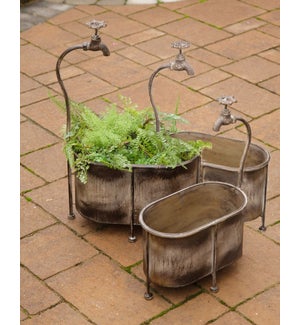 Faucet Style - Nested Planters Oval