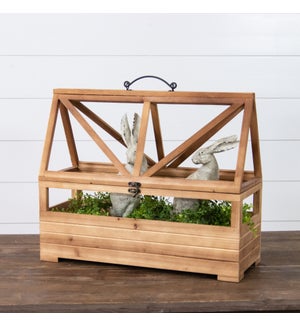 Wood Greenhouse Without Glass