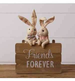 Bunny - Sign, Friends Forever