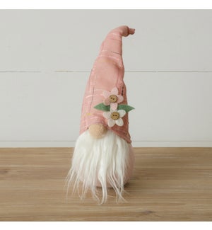 Spring Gnome With Pink Hat