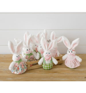 Crate Of 9 Assorted Blossom Bunnies