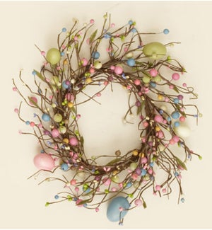 Wreath - Spring Eggs And Berries