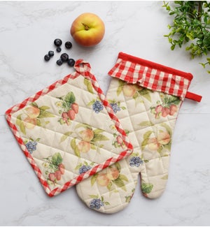 Freshly Picked - Oven Mitt And Hot Pad