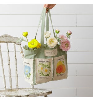 Flower Seed Packets Tote