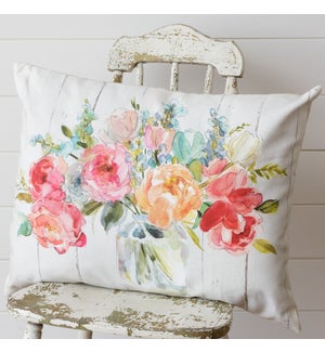 Pillow - Watercolor Flowers