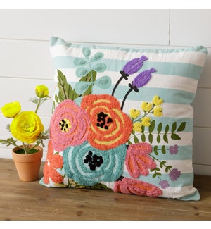 Pillow - Tufted Blossoms