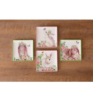 Bunny In Bloom - Appetizer Plates