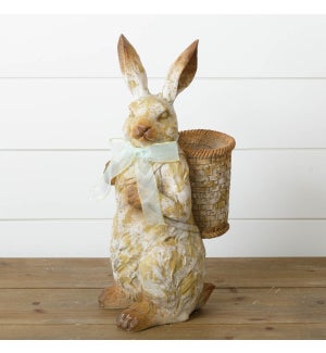 Standing Bunny With Basket