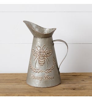 Embossed Pitcher - Honey Bees