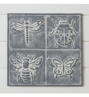 Sign - Embossed Insects
