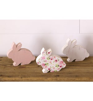 Tickled Pink - Bunny Table Sitters